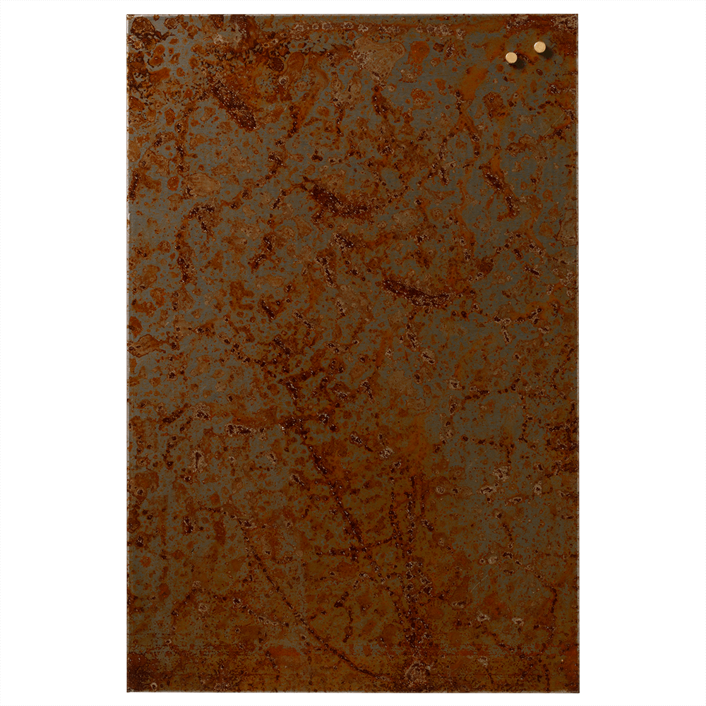 Billede af Magnetisk Metal tavle 40 x 60 cm. Rusten