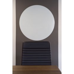 Dia. 100 cm. PURE White Magnetisk Glastavle