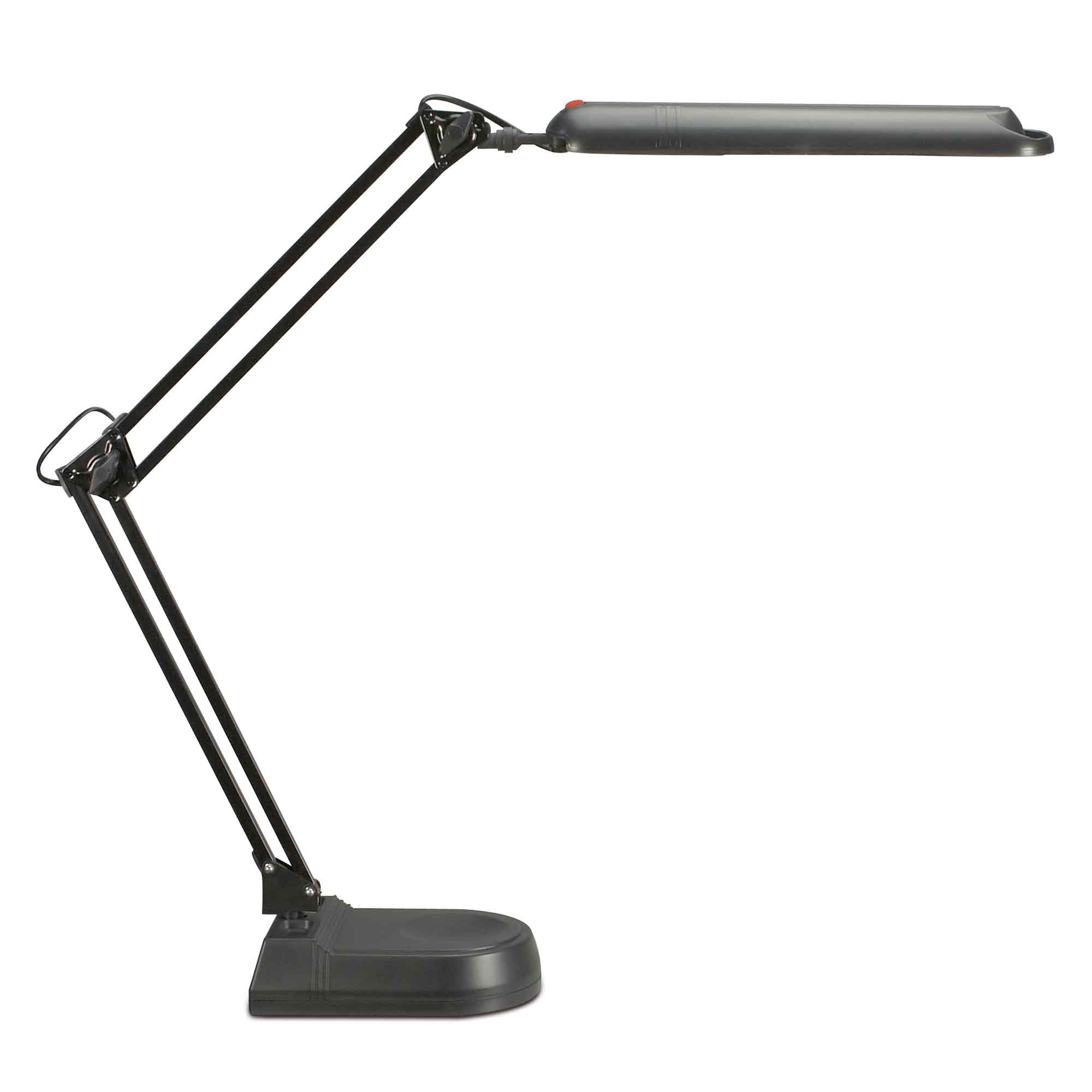 NAGA LED skrivebordslampe med fod, sort, MAULatlantic