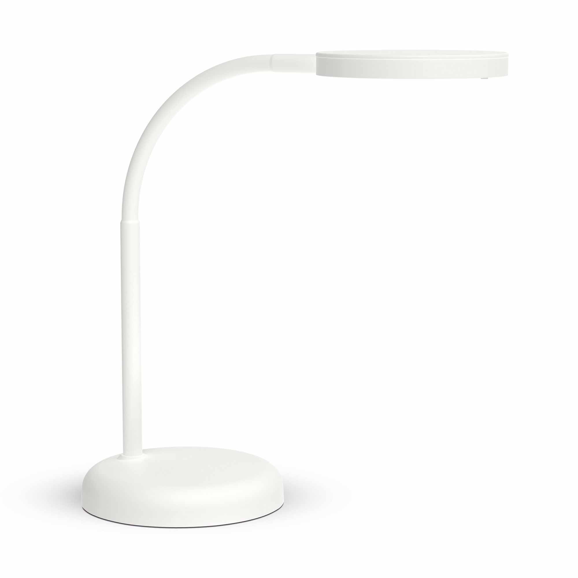 LED bordlampe med fleksibel arm, hvid, MAULjoy