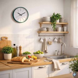 Wall Clock Green MAULben �35,4 cm