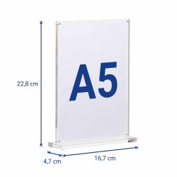 Acryl Tischschild A5 MAULvision