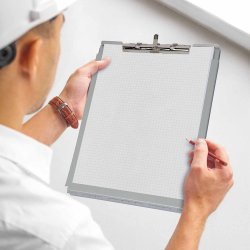 Aluminium Klemmbrett A4 mit Aufbewahrungsfach MAULcase