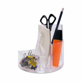 Schreibtisch-Organizer MAULroundbox, transparent