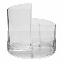 Schreibtisch-Organizer MAULroundbox, transparent