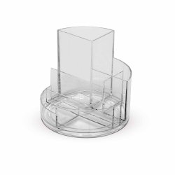 Schreibtisch-Organizer MAULroundbox, transparent