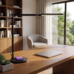 LED Desk Lamp with Qi Wireless Charger, MAULmarino