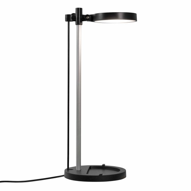 LED desk lamp, black, MAULkit