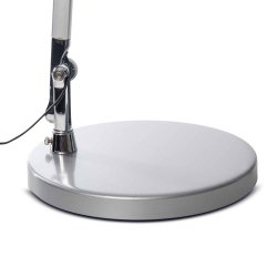 LED desk lamp, silver, MAULgrace