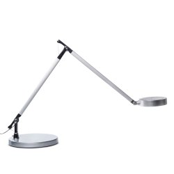 LED desk lamp, silver, MAULgrace