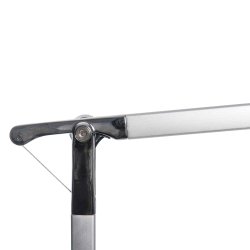 LED desk lamp, silver, MAULgrace