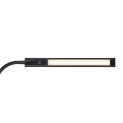 LED desk lamp with table clamp, black, MAULpirro