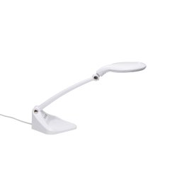 LED magnifying lamp with light, white, MAULiris