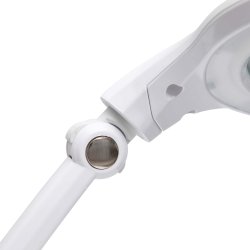 LED magnifying lamp with light, white, MAULiris