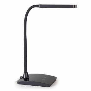 LED touch table lamp, black, MAULpearly