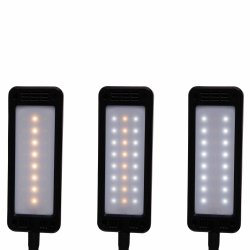 LED touch table lamp, black, MAULpearly