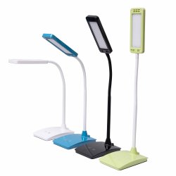 LED touch table lamp, black, MAULpearly