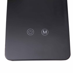 LED touch table lamp, black, MAULpearly