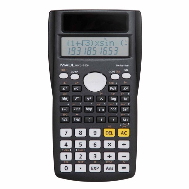 MAUL vetenskaplig minir�knare MSC 240 ECO