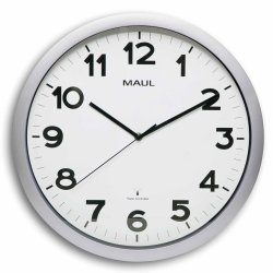 Radio-controlled Wall Clock Silver MAULstep �40 cm