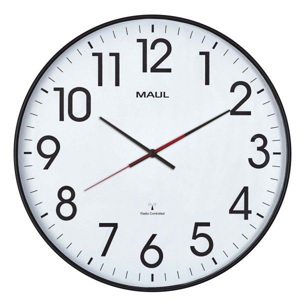 Radio-Controlled Wall Clock Black MAULclimb �47.7 cm