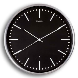 Radio-Controlled Wall Clock Black MAULfly �30.5 cm