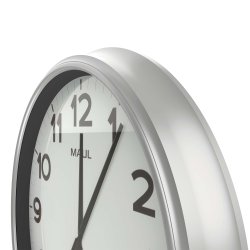 Radio-Controlled Wall Clock Silver MAULride �61 cm