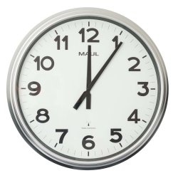 Radio-Controlled Wall Clock Silver MAULride �61 cm