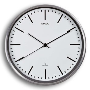 Radio Controlled Wall Clock White MAULfly �30.5 cm