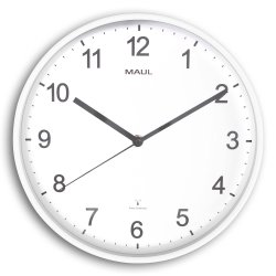 Radio Controlled Wall Clock White MAULsprint �30.5 cm