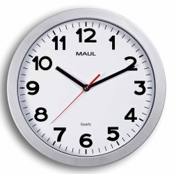 Wall clock Silver MAULstep �30 cm