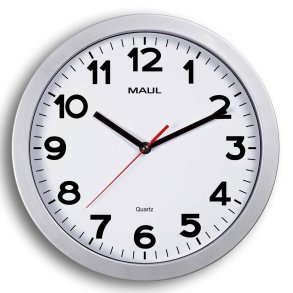 Wall clock Silver MAULstep �30 cm