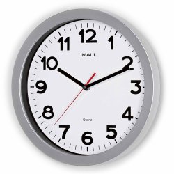 Wall clock Silver MAULstep �30 cm