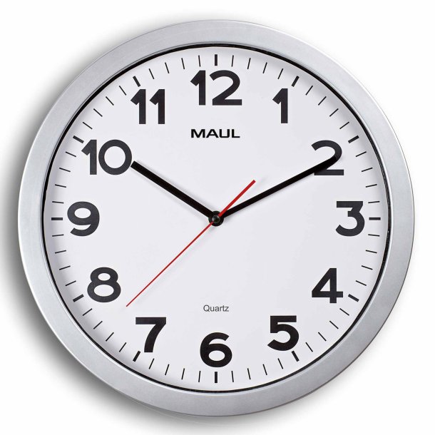Wall clock Silver MAULstep �35 cm