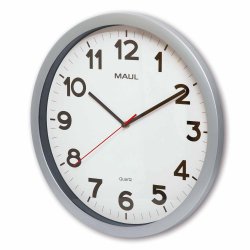 Wall clock Silver MAULstep �40 cm