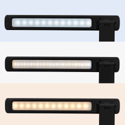 Wireless LED desk lamp, black, MAULsally