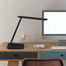 Wireless LED desk lamp, black, MAULsally