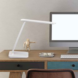 Wireless LED desk lamp, white, MAULsally