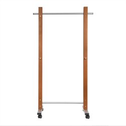 Garderobestativ p� hjul, MAULrumba, m�rkt tr�look