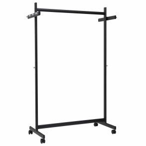 Garderobestativ p� hjul, MAULsamba, sort