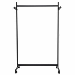 Garderobestativ p� hjul, MAULsamba, sort