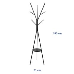 Garderobenst�nder, MAULavalon, schwarz