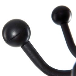 Kl�dh�ngare med paraplyst�ll, MAULnubis, svart