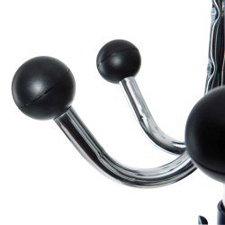 Kl�dh�ngare med paraplyst�ll, MAULnubis, krom