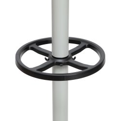 Garderobenst�nder mit Schirmhalter, MAULcaligo, Silber