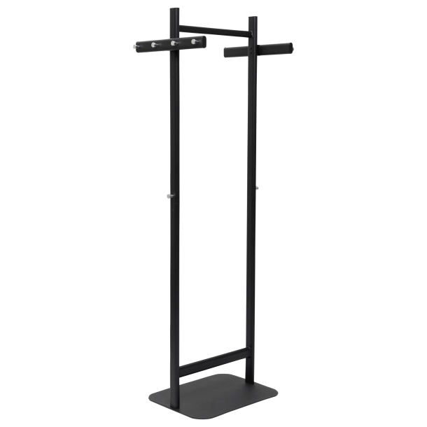 Wardrobe stand, black metal