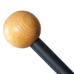 MAUL Stumtjener, sort med trdetaljer