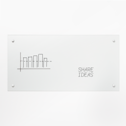 60 x 55 cm. Frostad Whiteboard EJ MAGNETISK