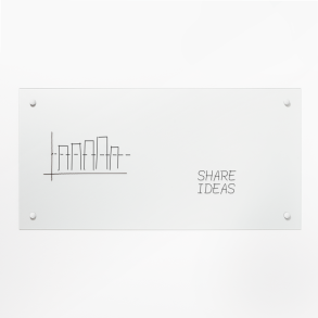 60 x 55 cm. Frostad Whiteboard EJ MAGNETISK  