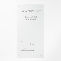 60 x 55 cm. Frostad Whiteboard EJ MAGNETISK